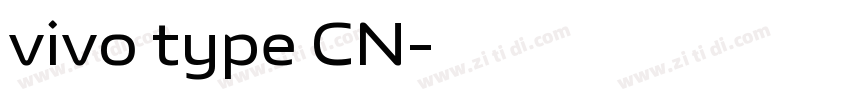 vivo type CN字体转换 vivo type CN字体转换